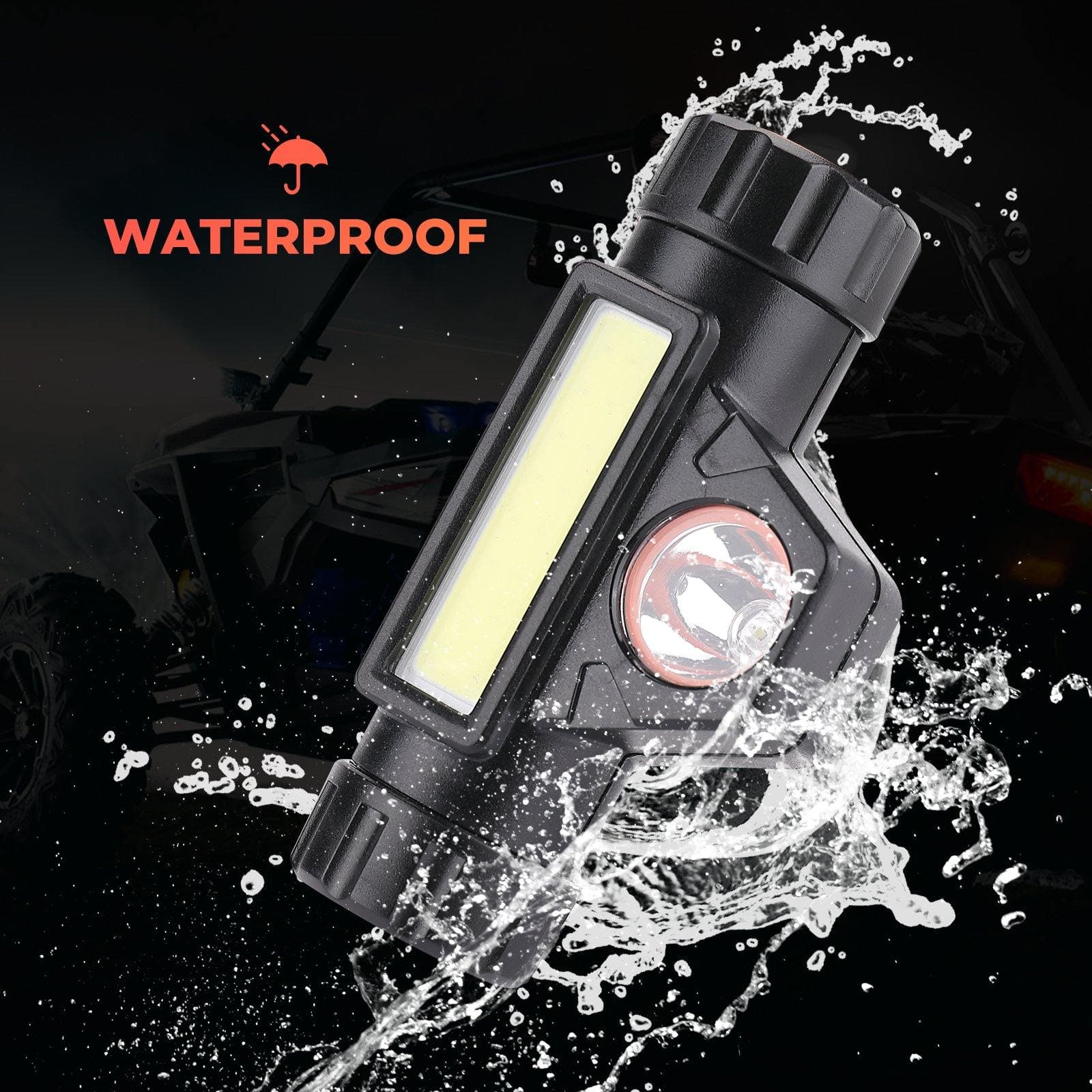 KEMIMOTO Luce LED Interna Roll Bar USB 2 Modalità