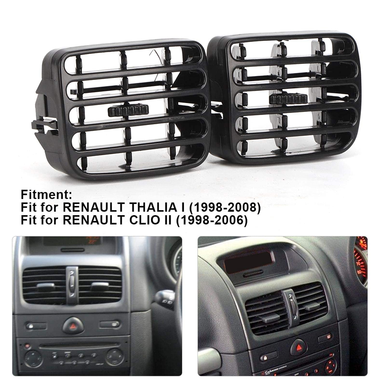 Kuuleyn Griglia Bocchetta Aria Clio MK2 1998-2006 1 Paio