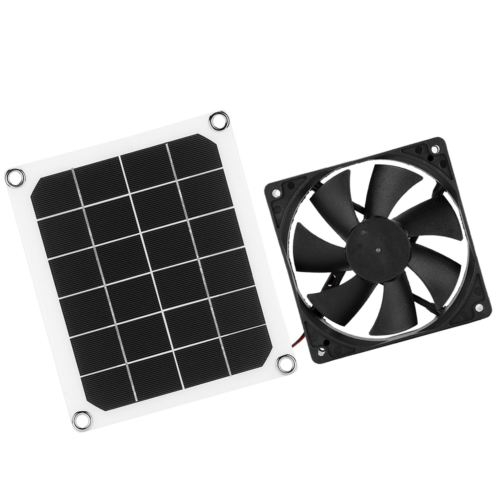 AOWINHIT 6V 10W ventola solare USB IP65 serra pollaio