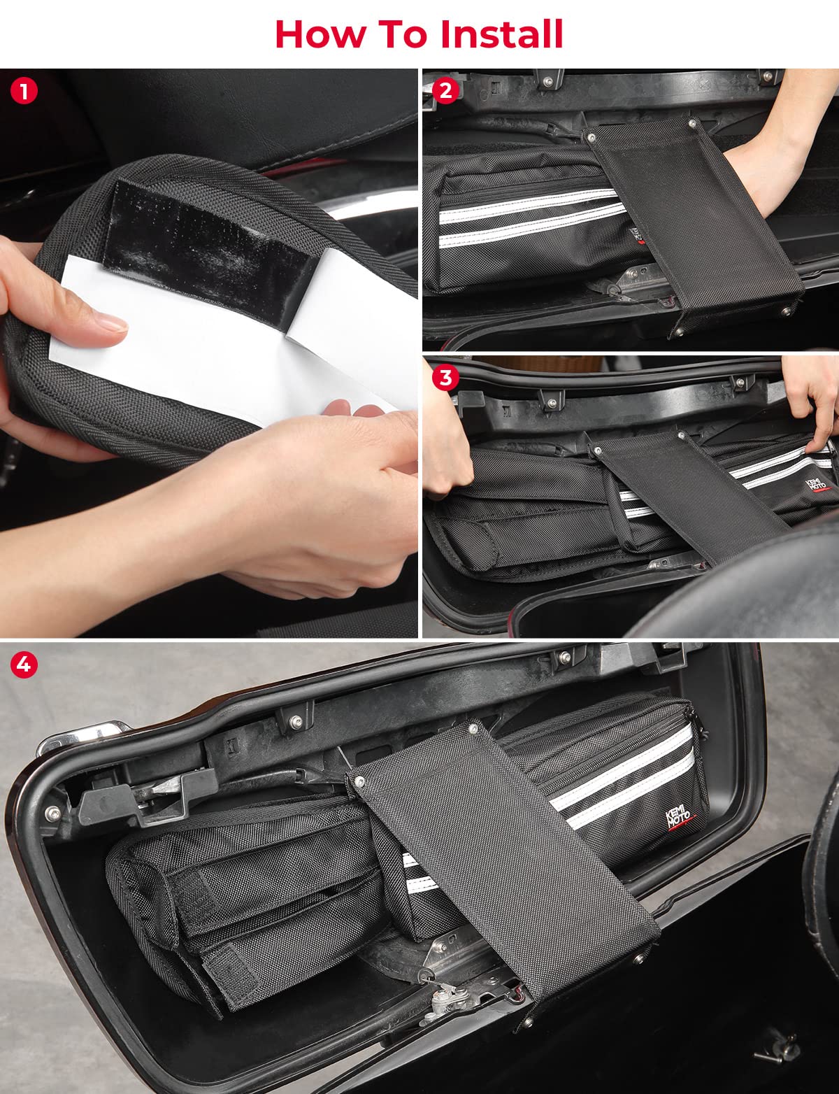 Kemimoto Touring organizer coperchio borse 2 pezzi