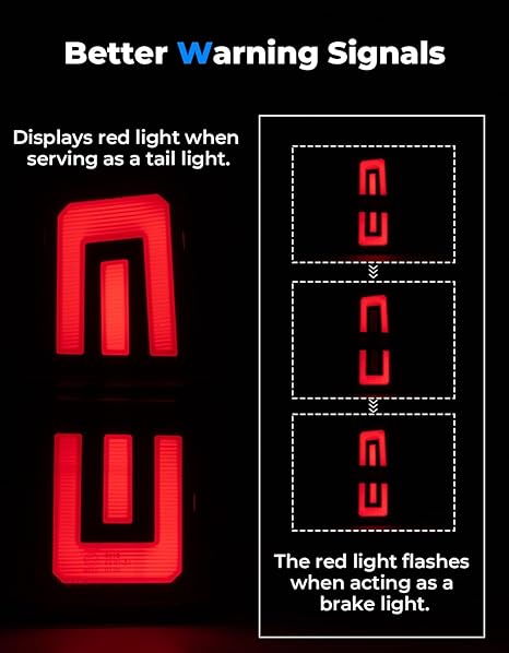 KEMIMOTO fanali posteriori LED Polaris Ranger 1000 XP Crew