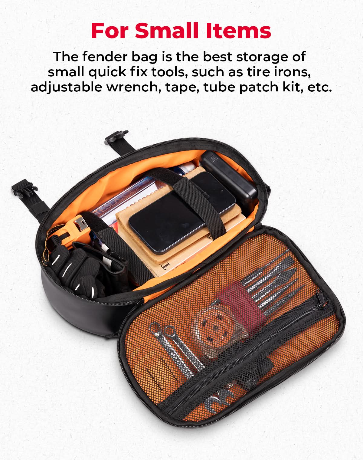 Kemimoto Borsa parafango posteriore 6L enduro universale