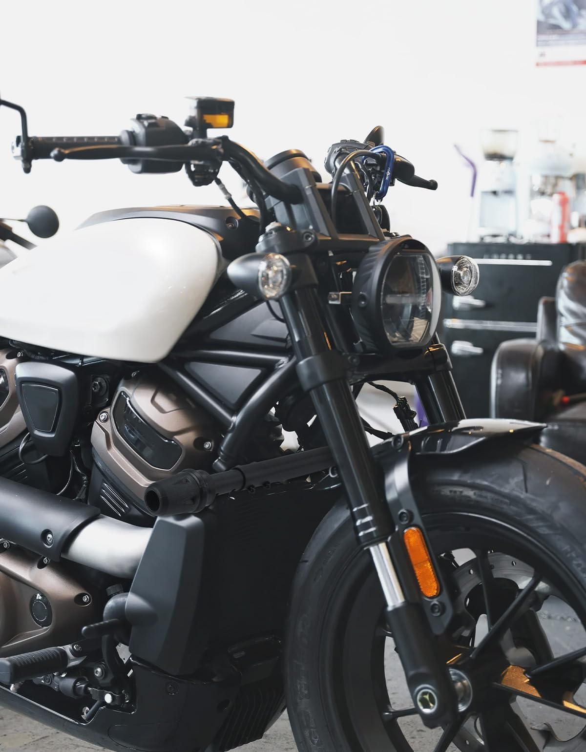 KEMIMOTO Sportster S RH1250 paramotore anteriore in ferro