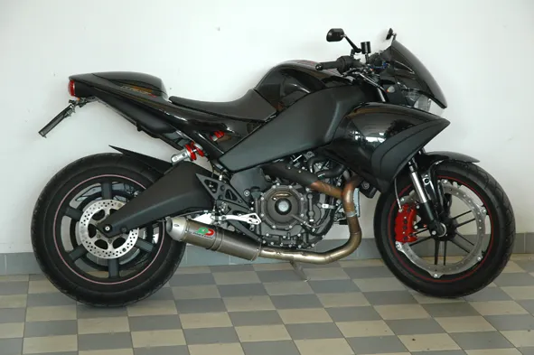 QD Exhaust Magnum Scarico Buell 1125 CR Titanio