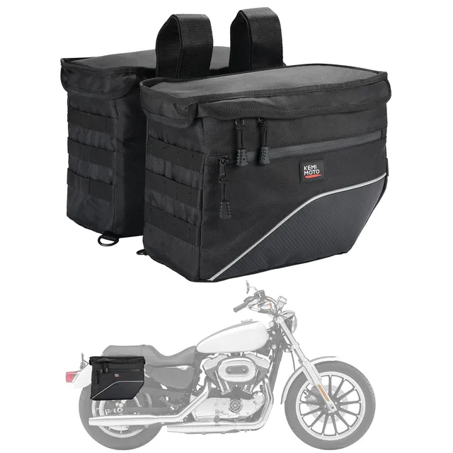 KEMIMOTO 26L borse laterali moto universali impermeabili