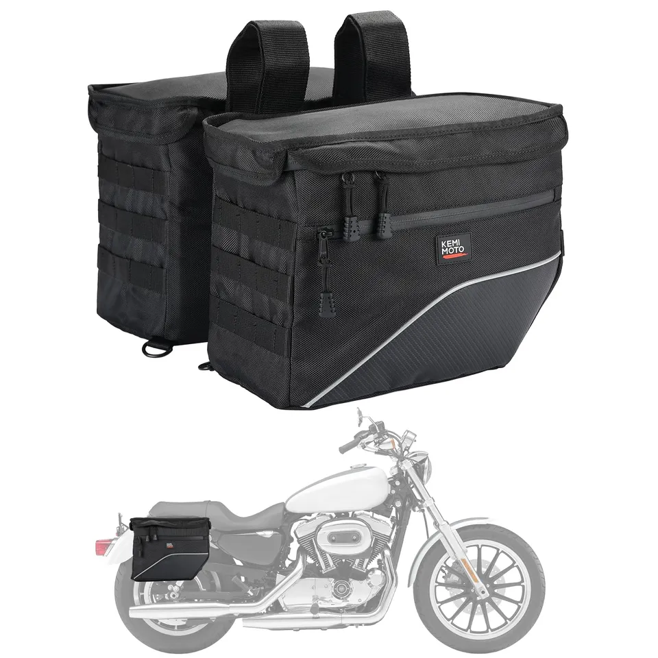 KEMIMOTO 26L borse laterali moto universali impermeabili