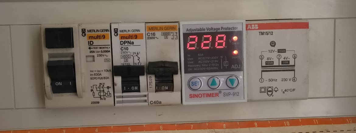 Kuuleyn SVP-912 Rele Protezione Tensione 230V 63A Voltmetro