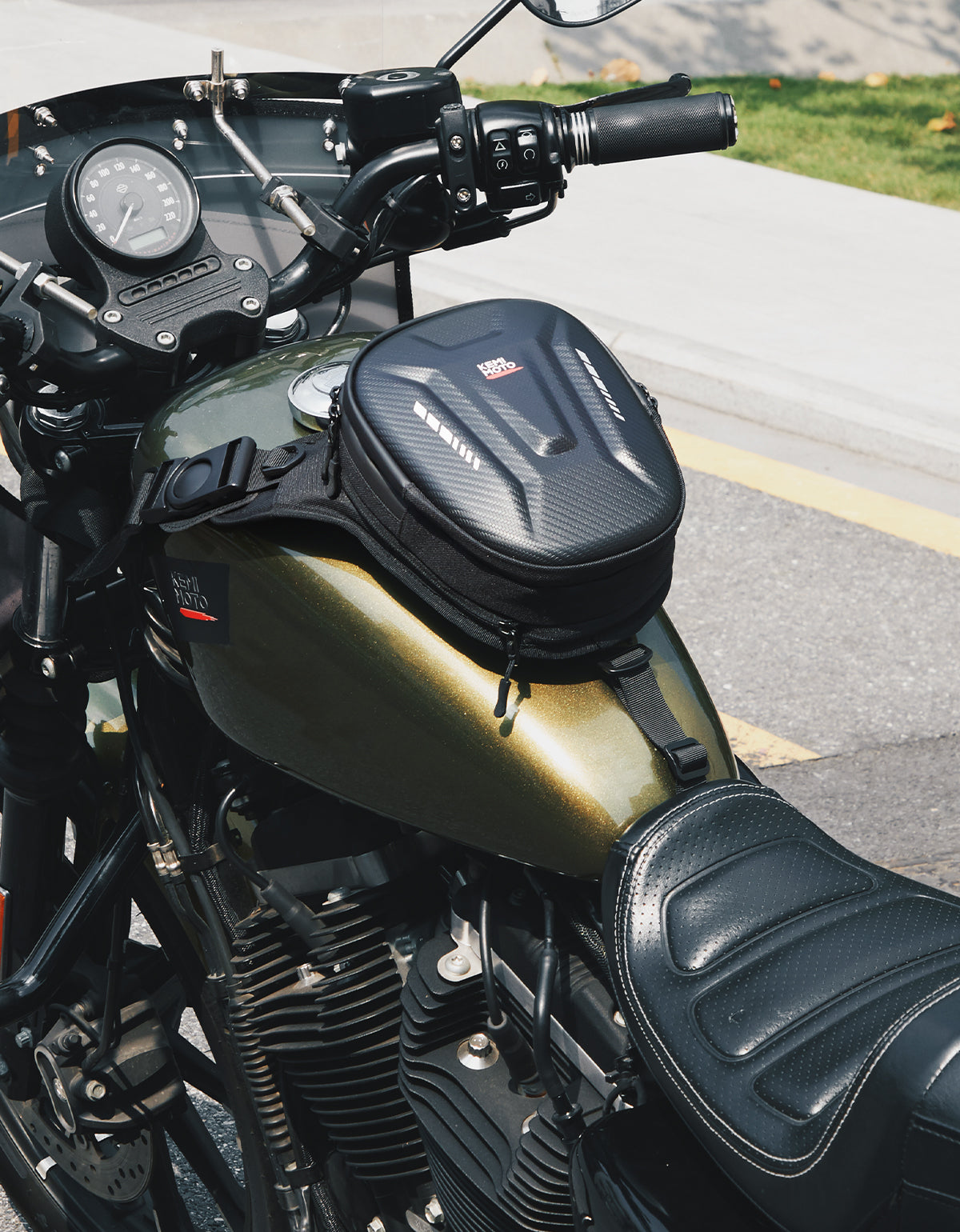 KEMIMOTO Borsa Serbatoio Moto Magnetica 12L EVA