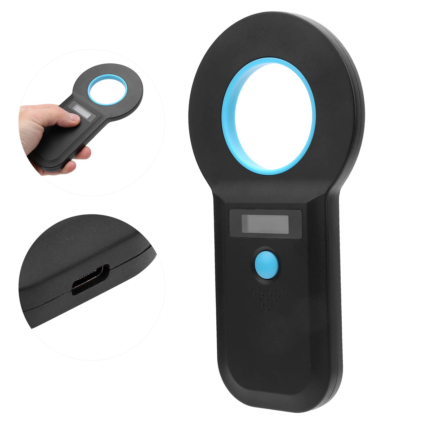 Kuuleyn Lettore Microchip Animali Bluetooth Ricaricabile