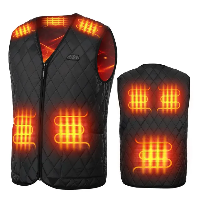 Kemimoto gilet riscaldato uomo con batteria leggero