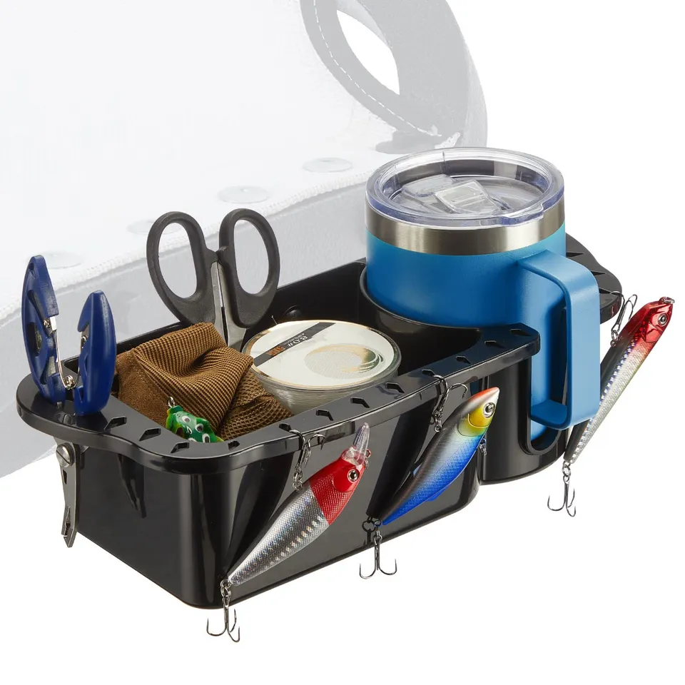 KEMIMOTO portabicchieri organizer barca nero 1 pezzo