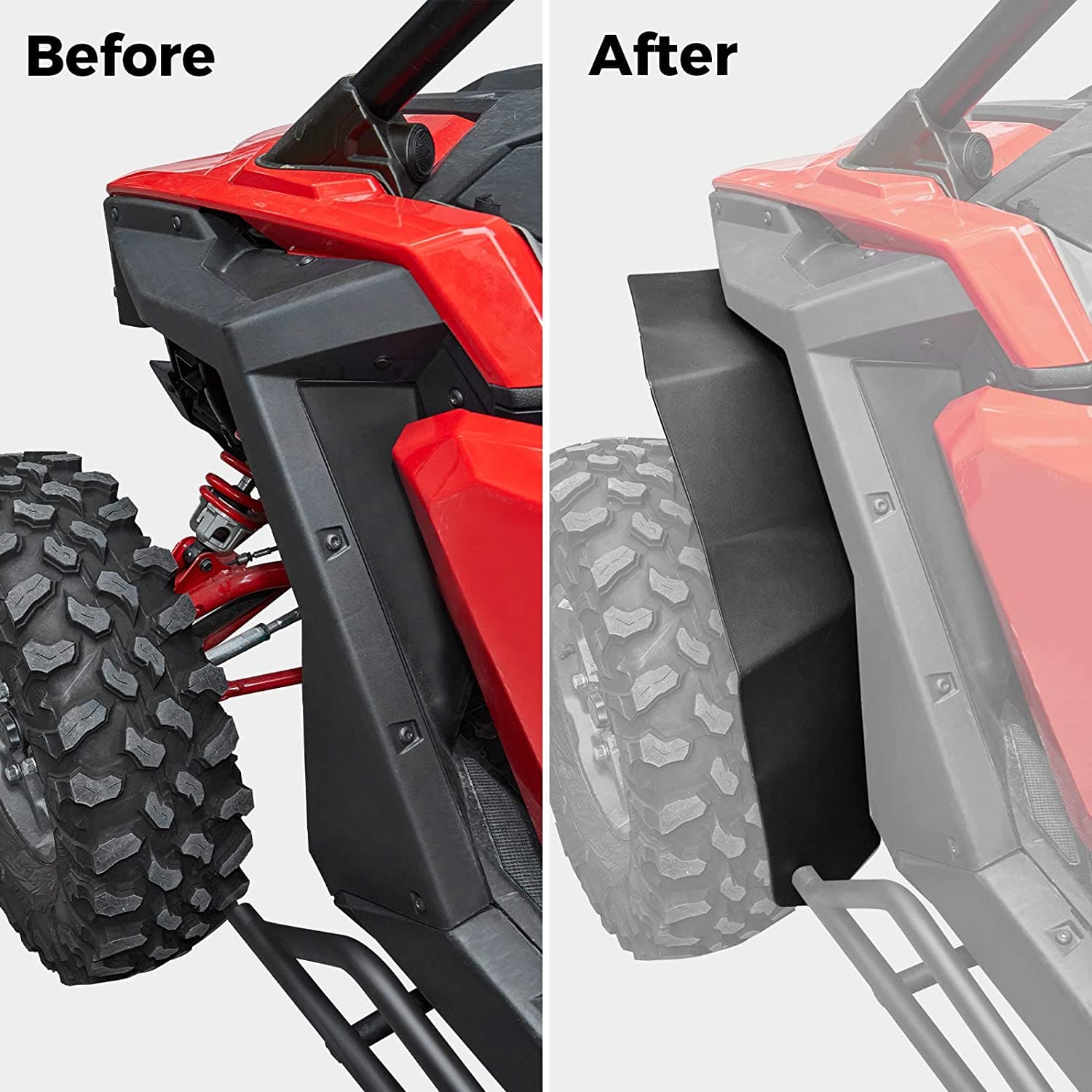 KEMIMOTO RZR PRO XP parafanghi allargati kit 4 pezzi