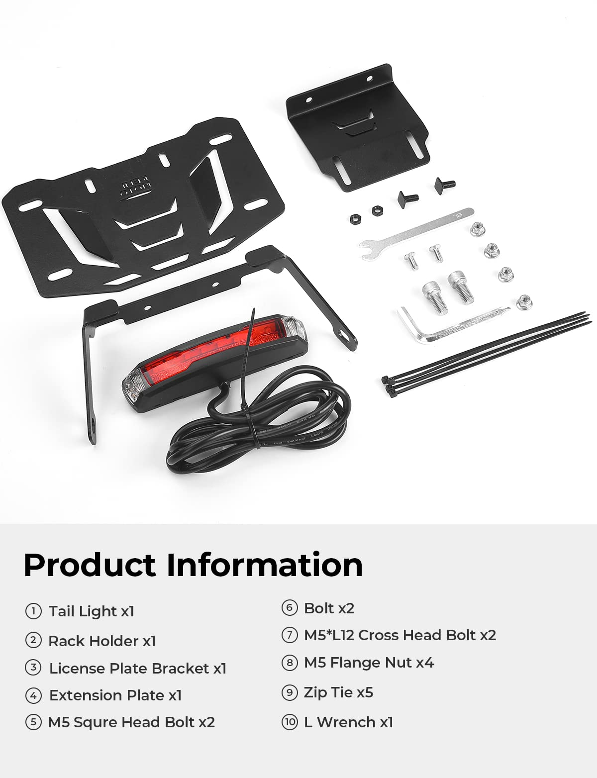 KEMIMOTO Portatarga Moto LED Sportster S RH1250