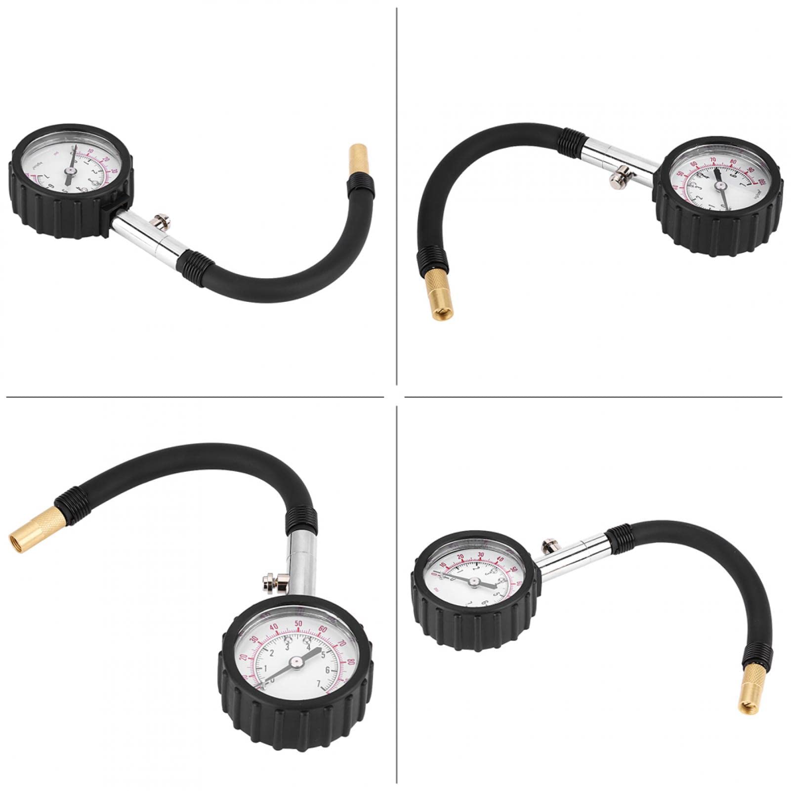 Kuuleyn 0-100 psi manometro pressione pneumatici nero