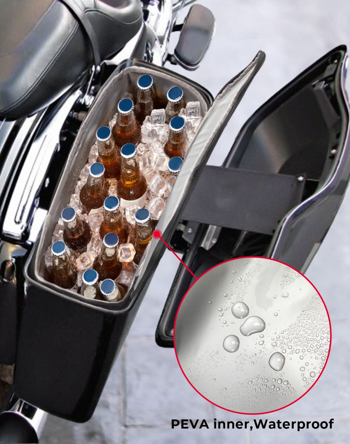 KEMIMOTO Touring borsa frigo saddlebag 22L antiperdita
