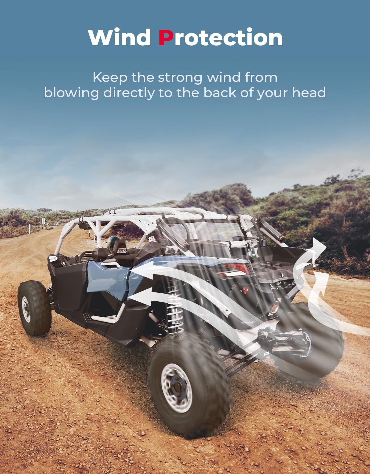 KEMIMOTO Lunotto posteriore morbido Maverick X3 PVC