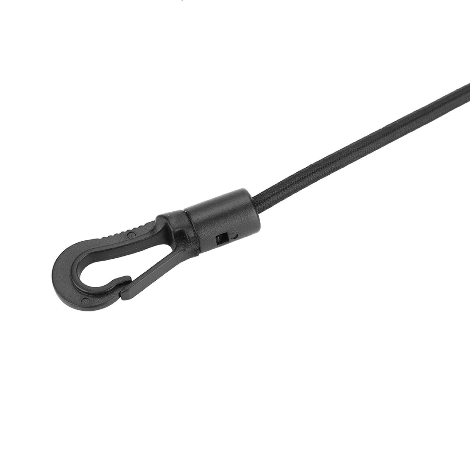 Kuuleyn Guinzaglio Pagaia Kayak Elastico Nero 120 cm 2 Pezzi