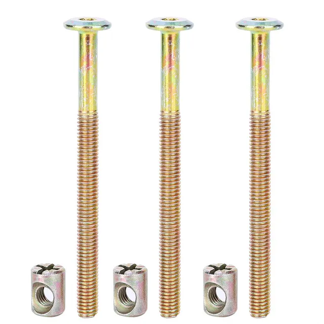 Kuuleyn M6 Bulloni per Mobili Acciaio 80 mm 10 Pezzi
