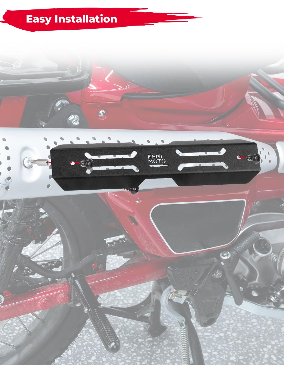 Kemimoto Paracalore Scarico Acciaio per CT125 Trail 125