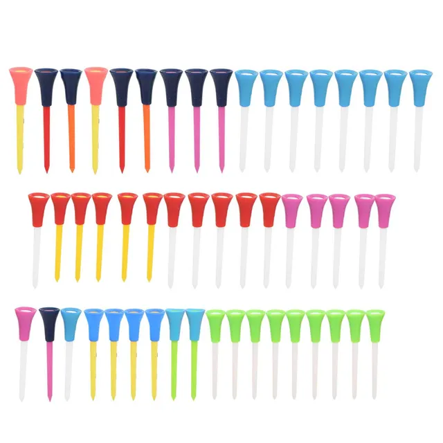 Kuuleyn Tee Golf Silicone 50 Pezzi 83 mm Colorati