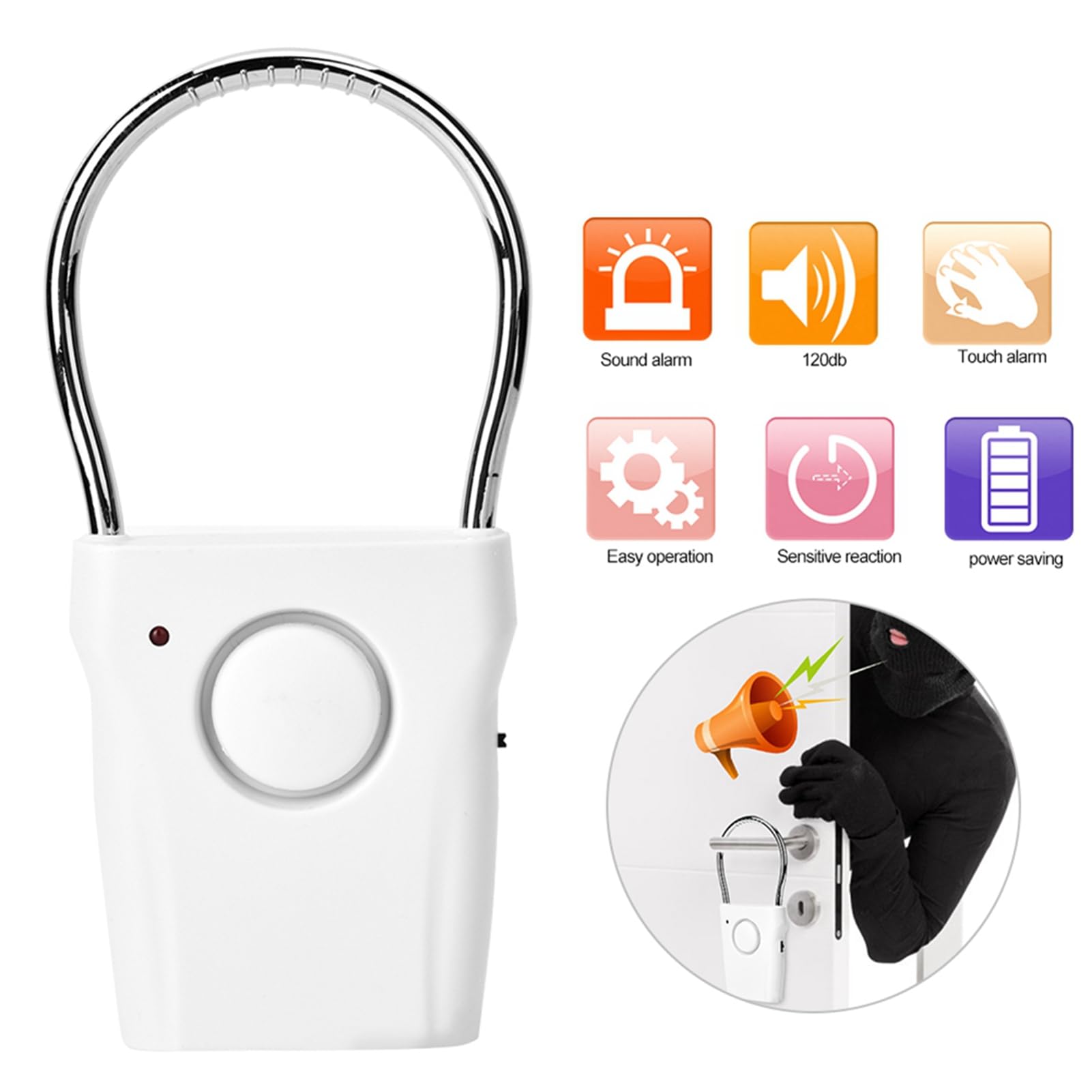 AOWINHIT Allarme Porta Sensore Vibrazione 120 dB