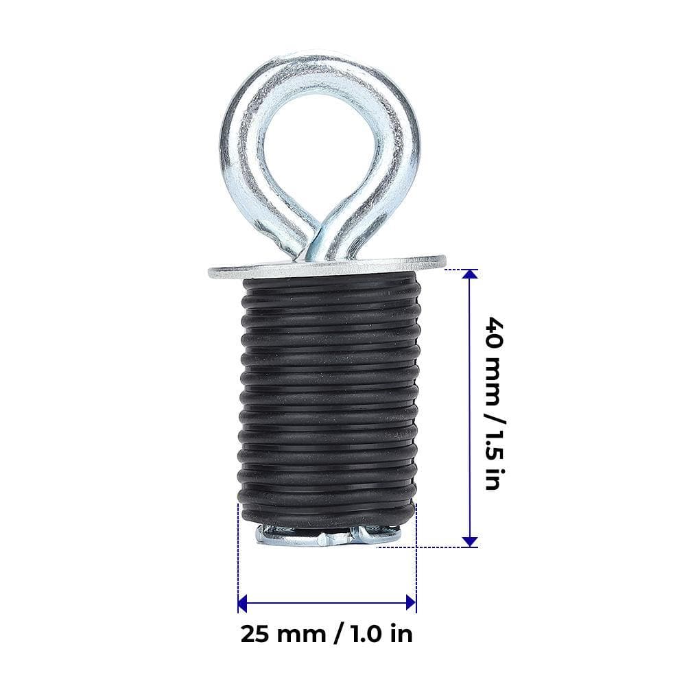 KEMIMOTO B0108-00103BK ganci ancoraggio neri foro 1 pollice