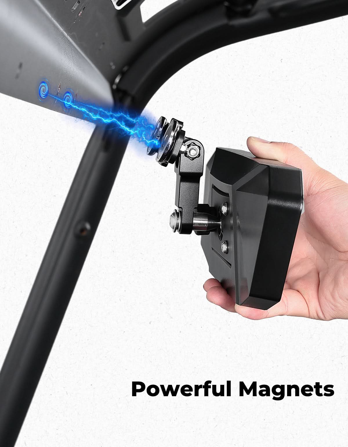 KEMIMOTO Specchietto magnetico UTV grandangolare universale