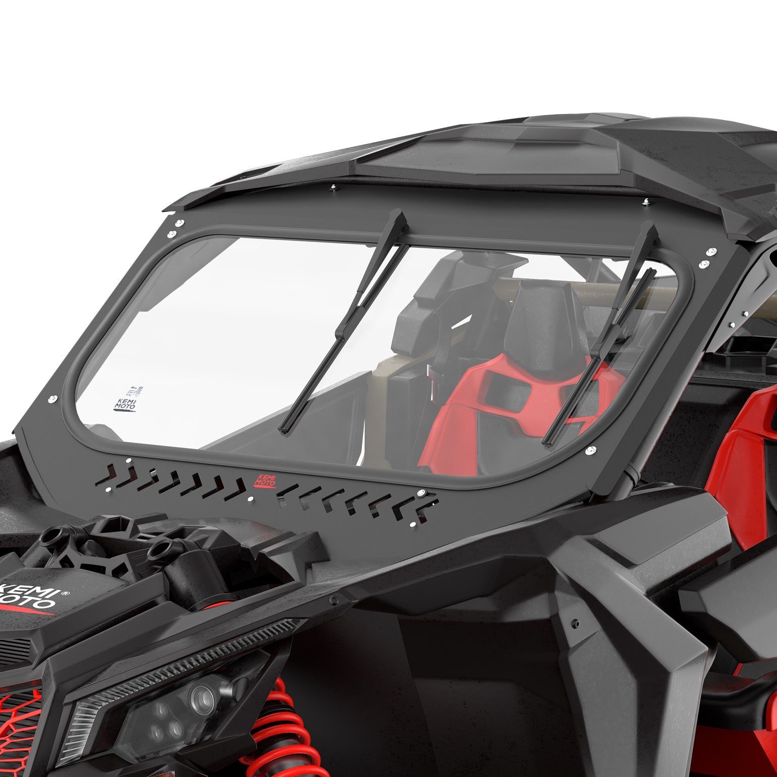 KEMIMOTO Maverick X3 parabrezza vetro con tergicristalli
