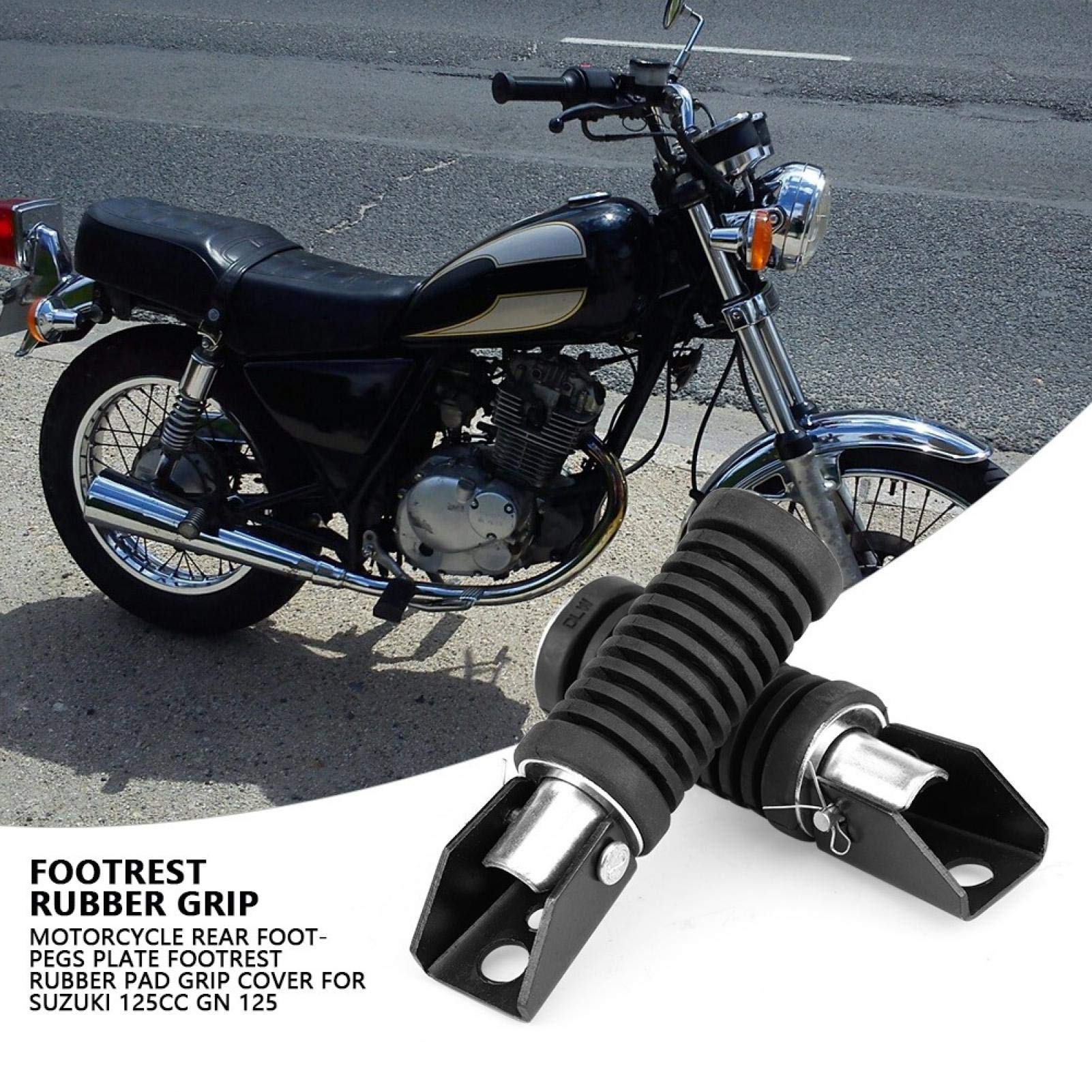 Kuuleyn pedane posteriori moto gomma Suzuki GN 125 1 paio