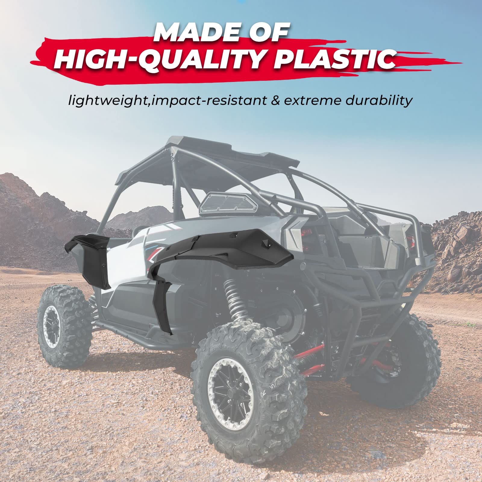 Kemimoto Teryx KRX 1000 parafanghi allargati plastica