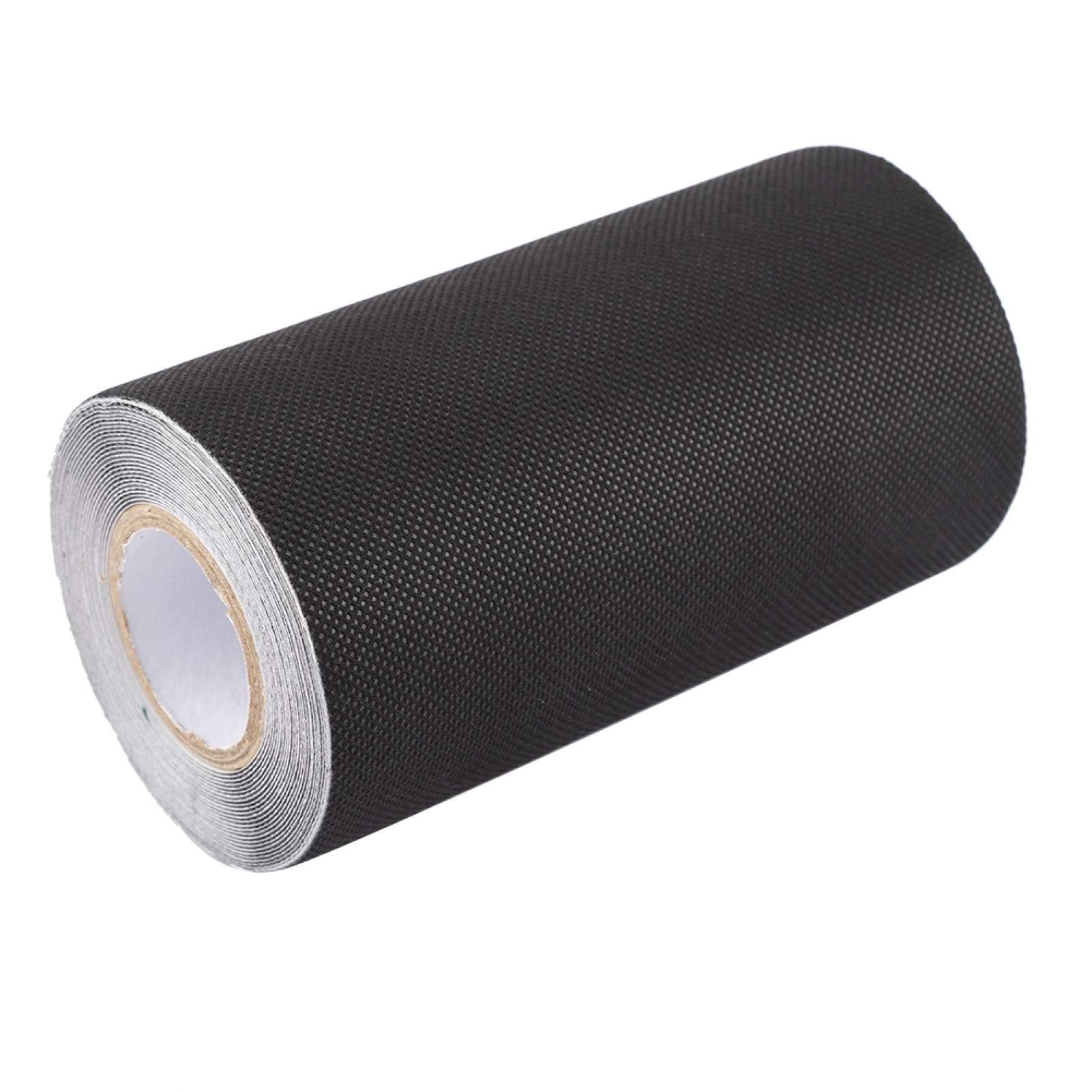 Kuuleyn Nastro Erba Artificiale Autoadesivo 15x500 cm Nero