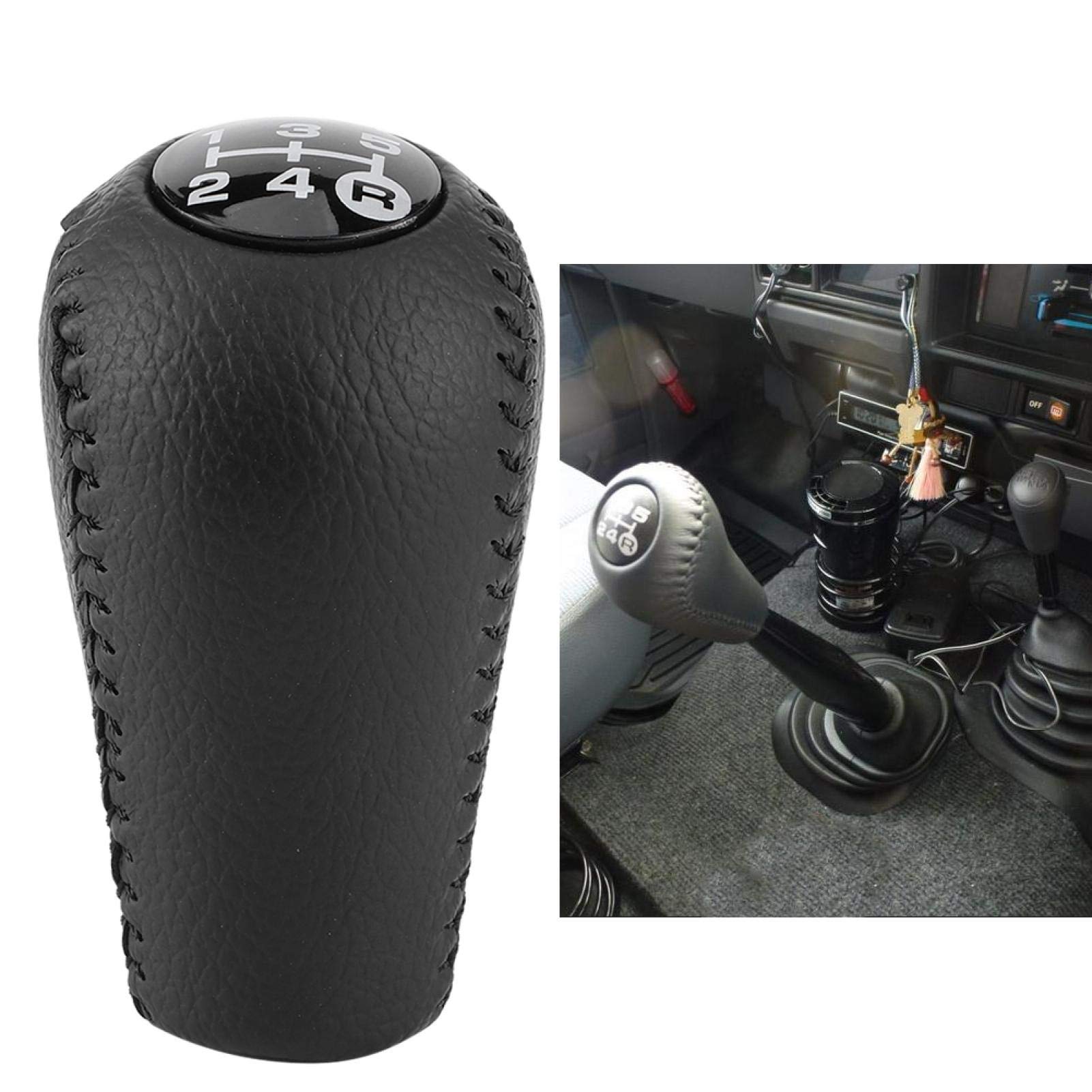 Kuuleyn 33504-20120-C0 Pomello Cambio Pelle Nera Toyota