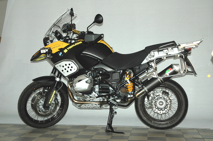 QD Exhaust Magnum terminale slip-on BMW R1200 GS 2010 titanio