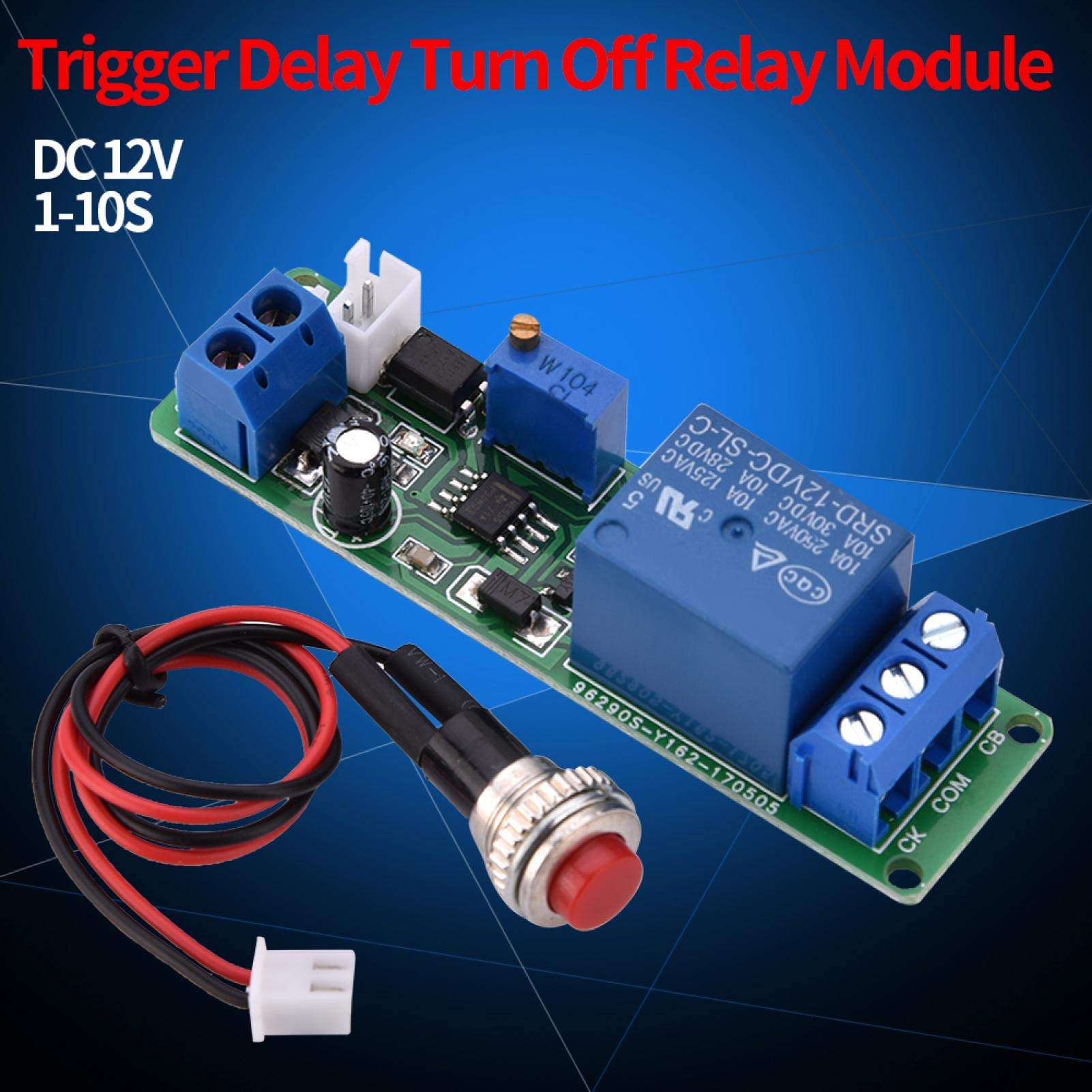 Kuuleyn modulo relè temporizzato DC12V 1-10s