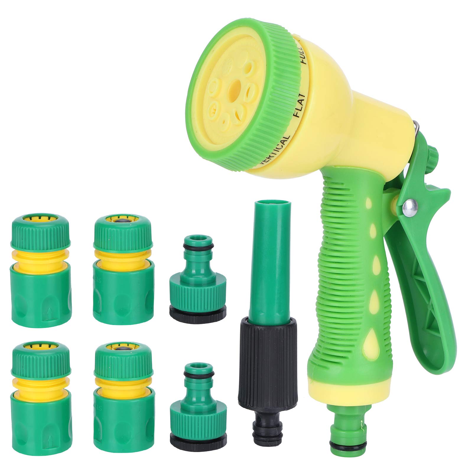 Kuuleyn Pistola Irrigazione Giardino 8 Getti Lancia Alta Pressione