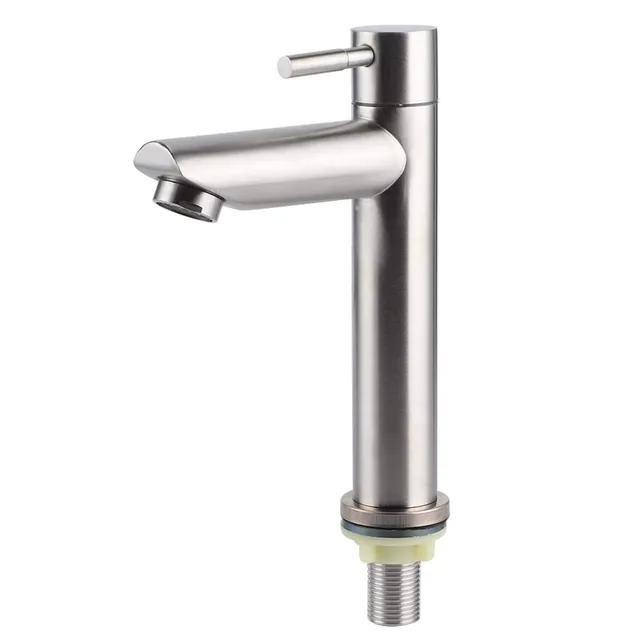 Kuuleyn Rubinetto Acqua Fredda G1/2 Inox Modello Piatto