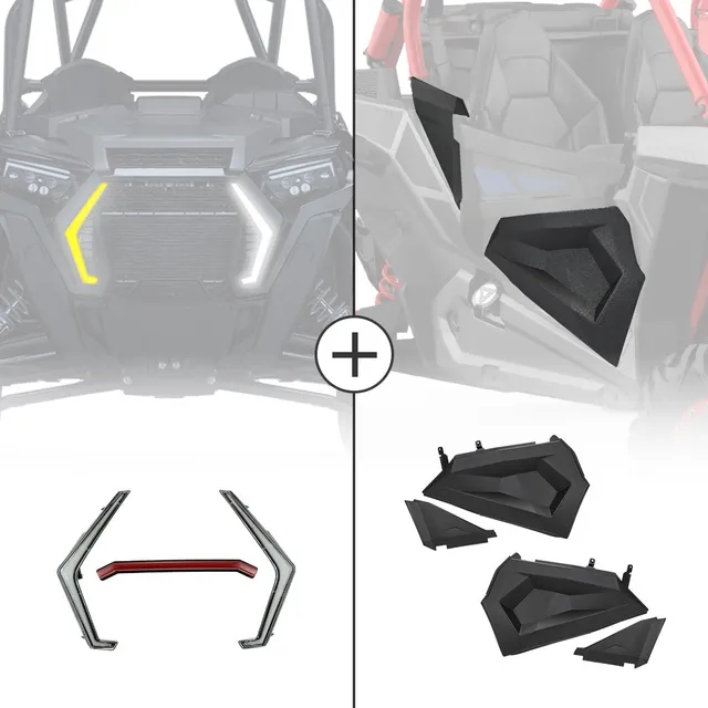 KEMIMOTO RZR Fang Luci LED + Mezze Porte Inferiori