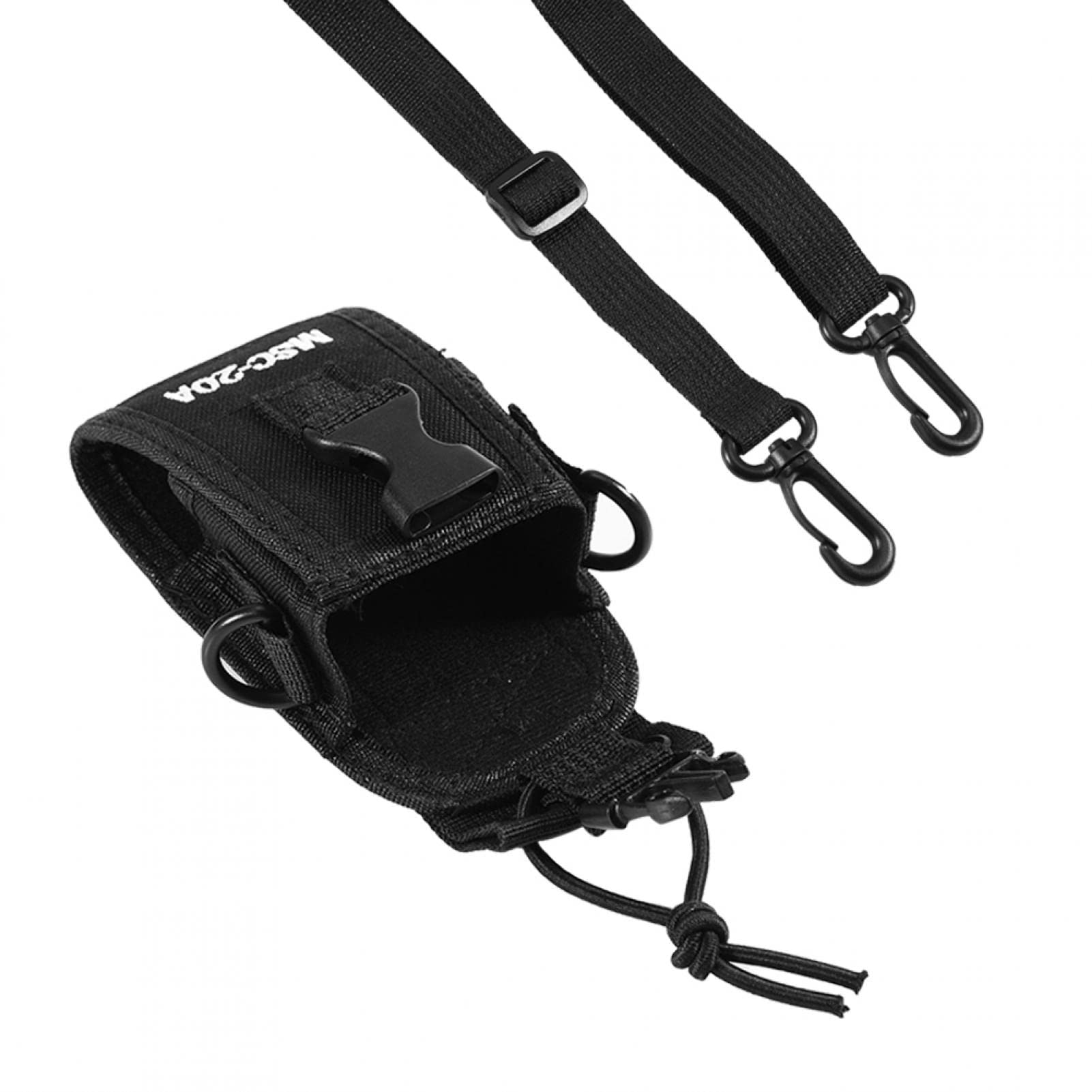Kuuleyn MSC-20A Custodia Radio Nylon Nera con Tracolla
