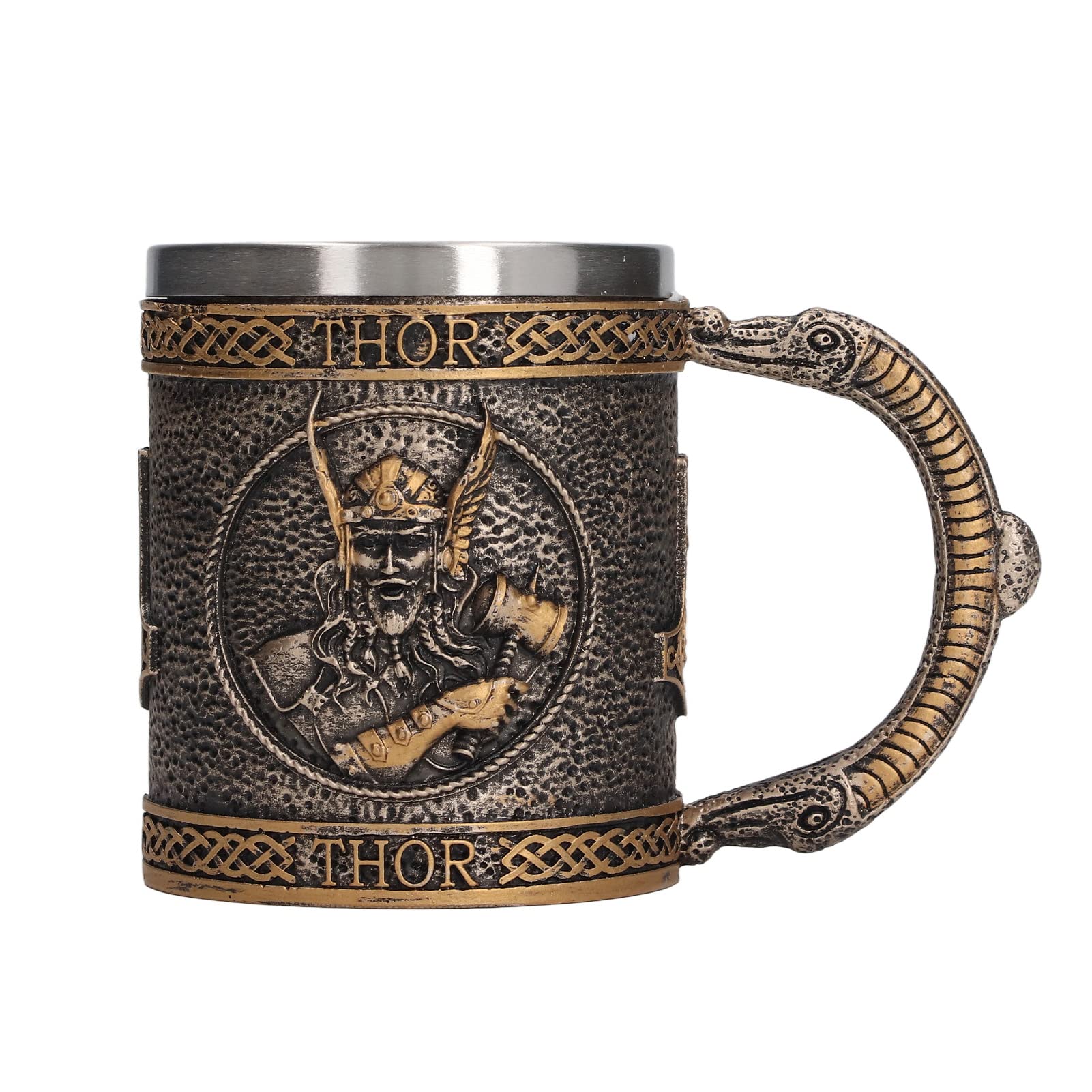 Kuuleyn Teschio Vichingo boccale birra bronzo 1 pz