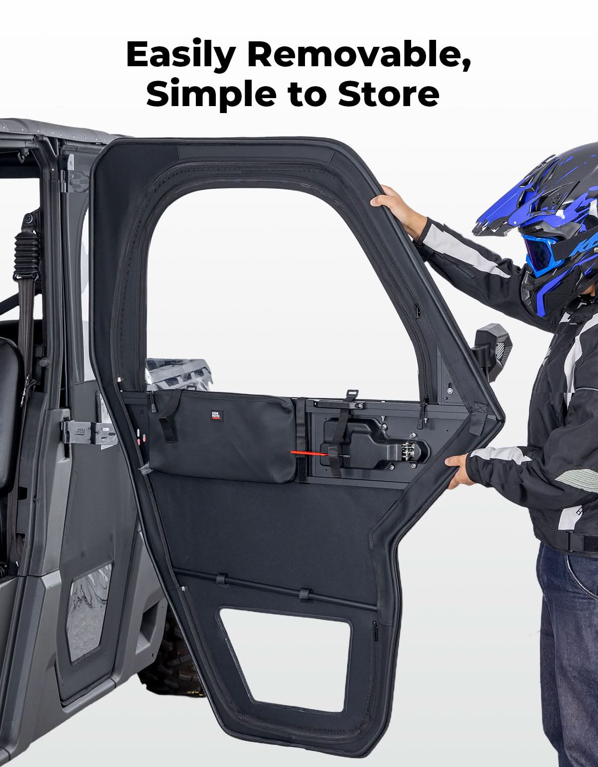 KEMIMOTO Defender Max HD7/8/9/10 porte kit completo antivento