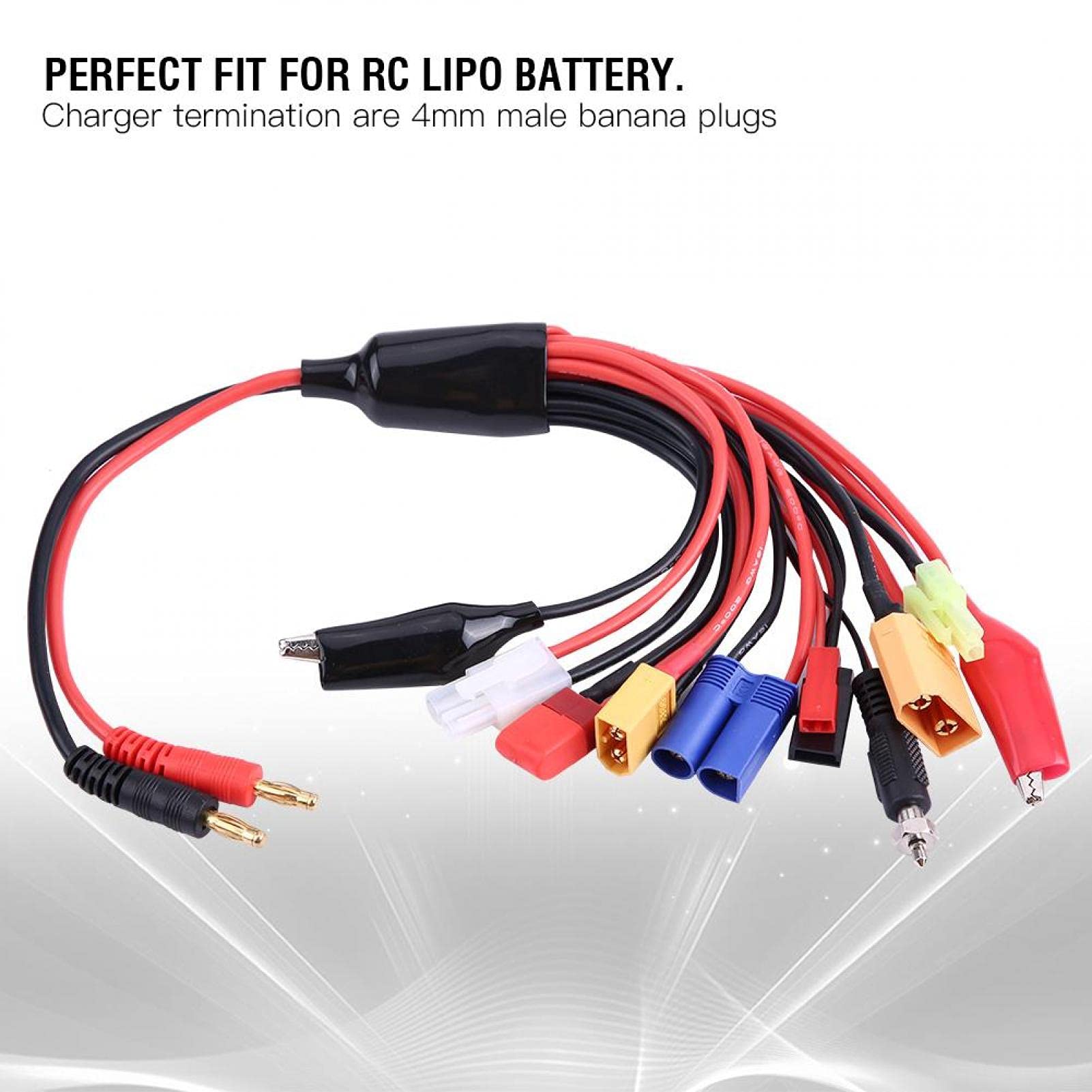 Kuuleyn Cavo Adattatore Ricarica 11 in 1 RC Lipo Banana 4 mm