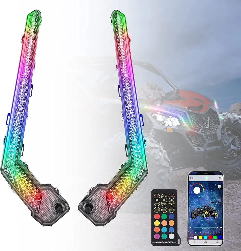 Kemimoto Luci Fang RGB Maverick X3 con APP Telecomando