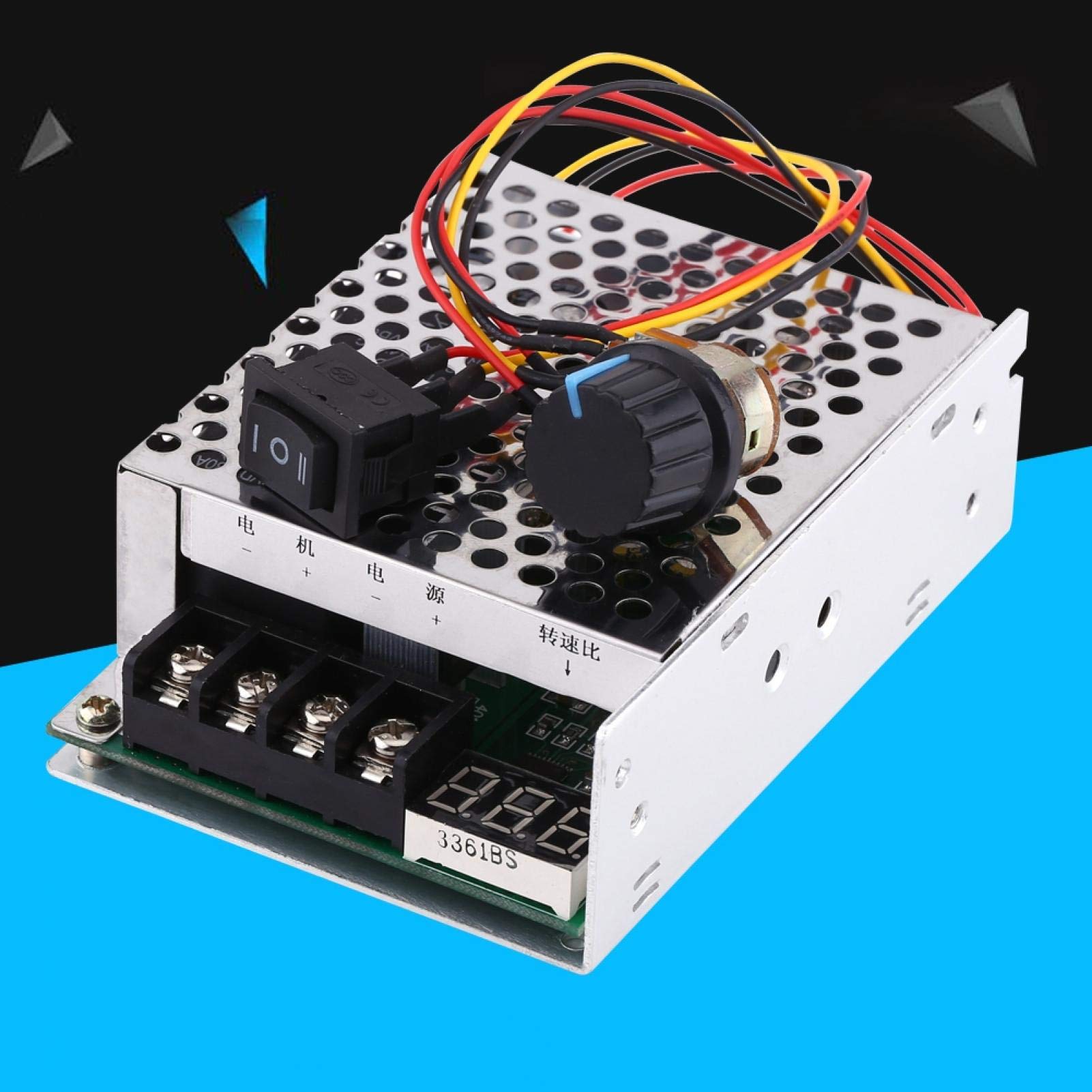 Kuuleyn regolatore motore CC 10-55V 40A display