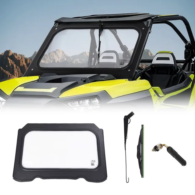 KEMIMOTO Parabrezza Vetro Polaris RZR XP 1000 2014-2018 Tergicristallo