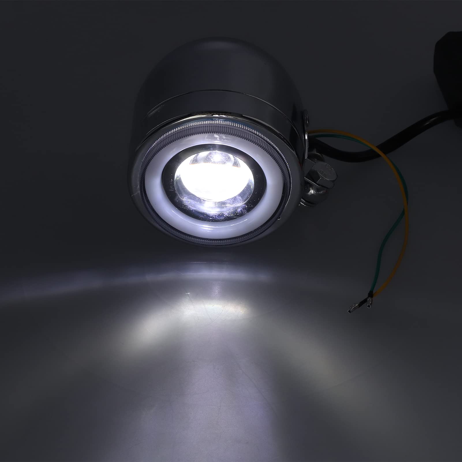 Hapivida faro led moto 4,25 pollici universale occhio angelo C