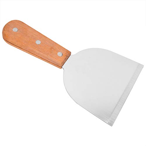 Kuuleyn Spatola Barbecue Acciaio Inox Legno 19 cm Antiruggine