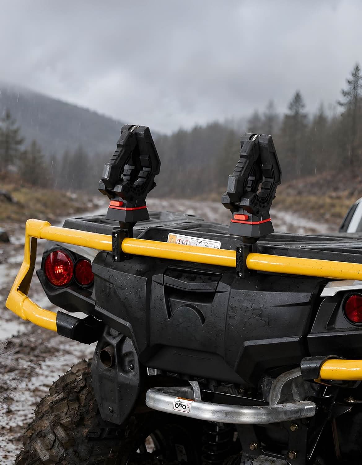 KEMIMOTO Portautensili ATV morsetto tubi 19-32 mm girevole