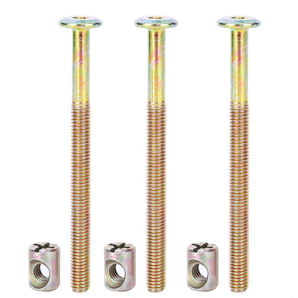 Kuuleyn Viti Mobili M6 90mm Acciaio 10 Pezzi con Dadi