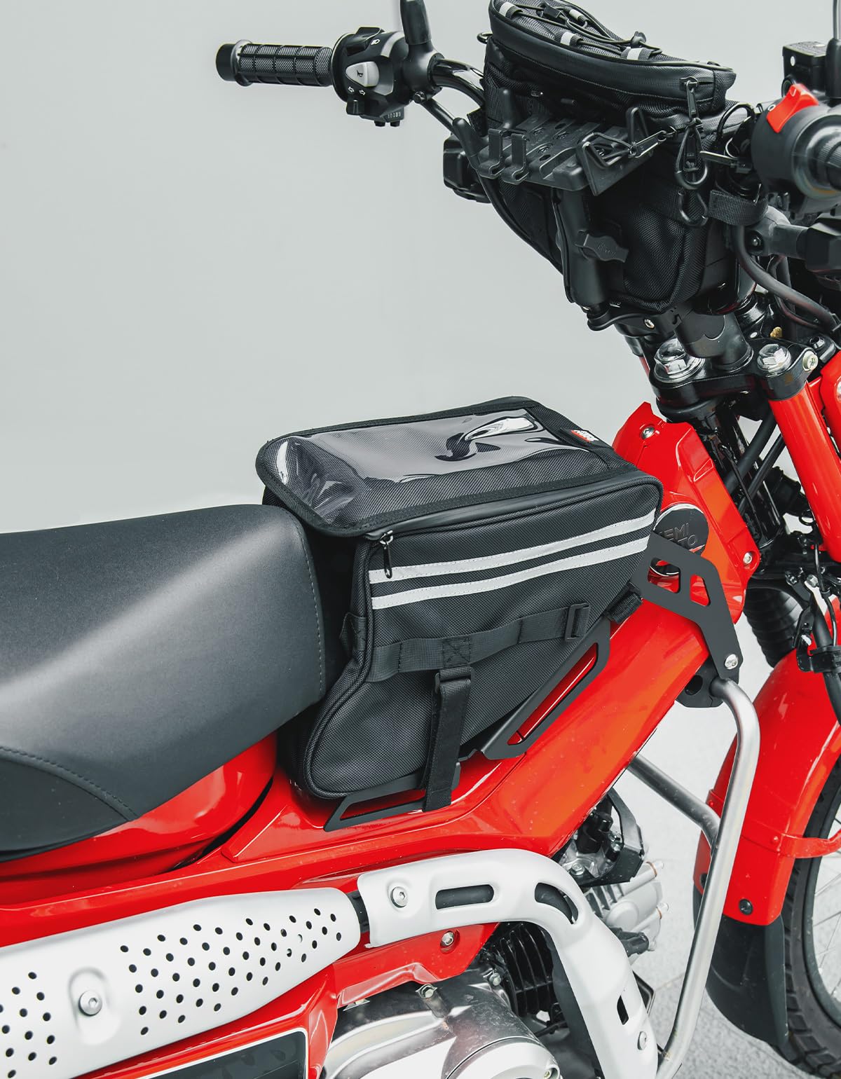 KEMIMOTO CT125 Trail 125 portapacchi centrale acciaio inox