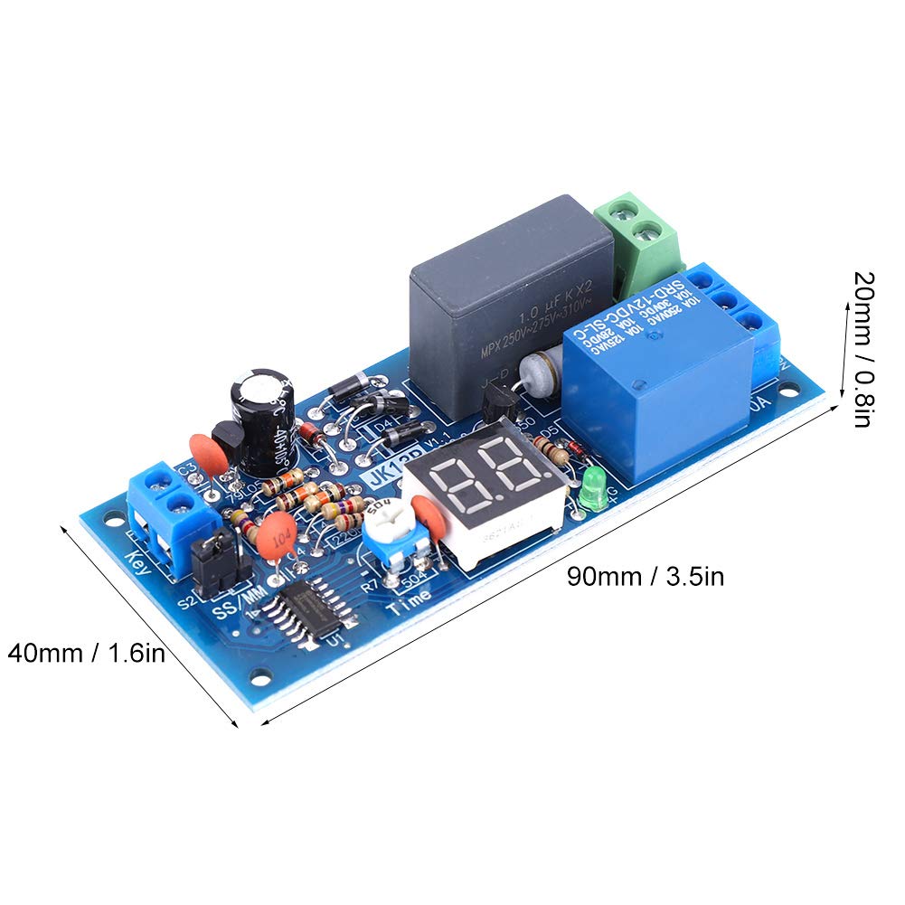 Kuuleyn Relè Timer 220V 10A 1-99s/min Uscita Pulita